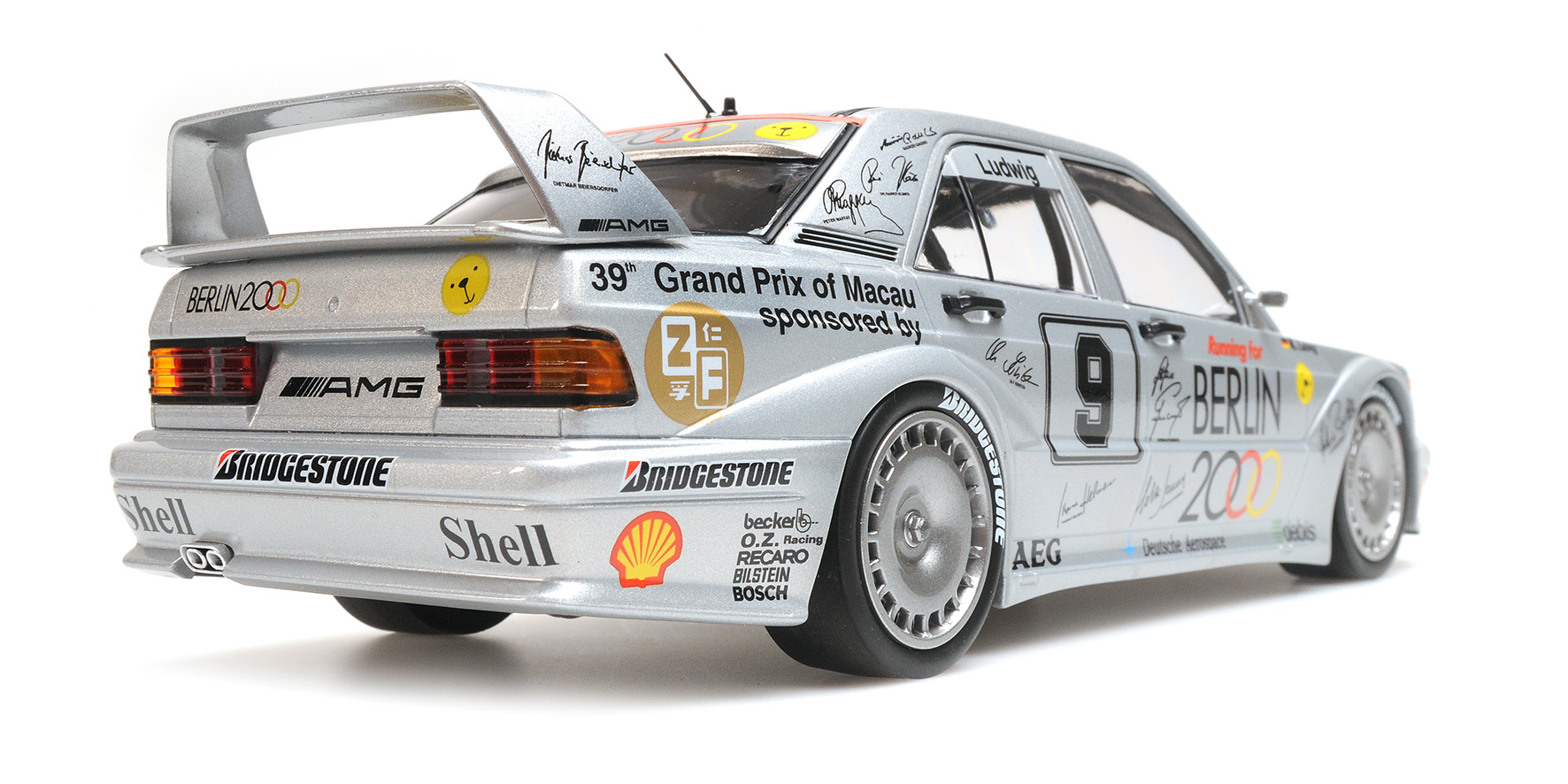 MERCEDES-BENZ 190E 2.5-16 EVO 2 - ZUNG FU - KLAUS LUDWIG - MACAO GUIA RACE 1992