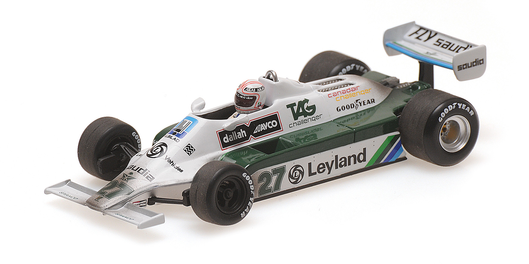 WILLIAMS FORD FW 07B ALAN JONES - WORLD CHAMPION 1980 - DIRTY VERSION