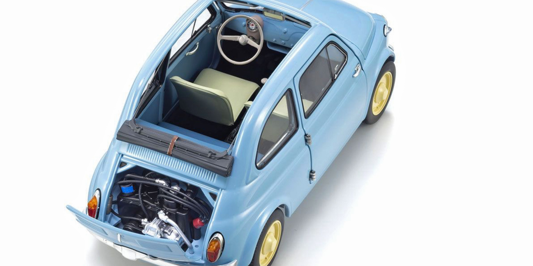 FIAT NUOVA 500 - CRUISE CELESTE (BLUE) (08966LB)