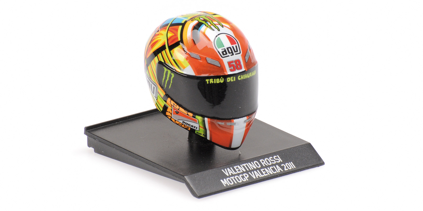 HELMET - VALENTINO ROSSI - MOTOGP VALENCIA 2011