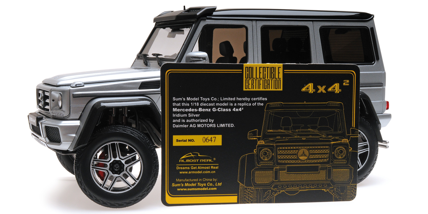 MERCEDES-BENZ G500 4X4² －SILVER