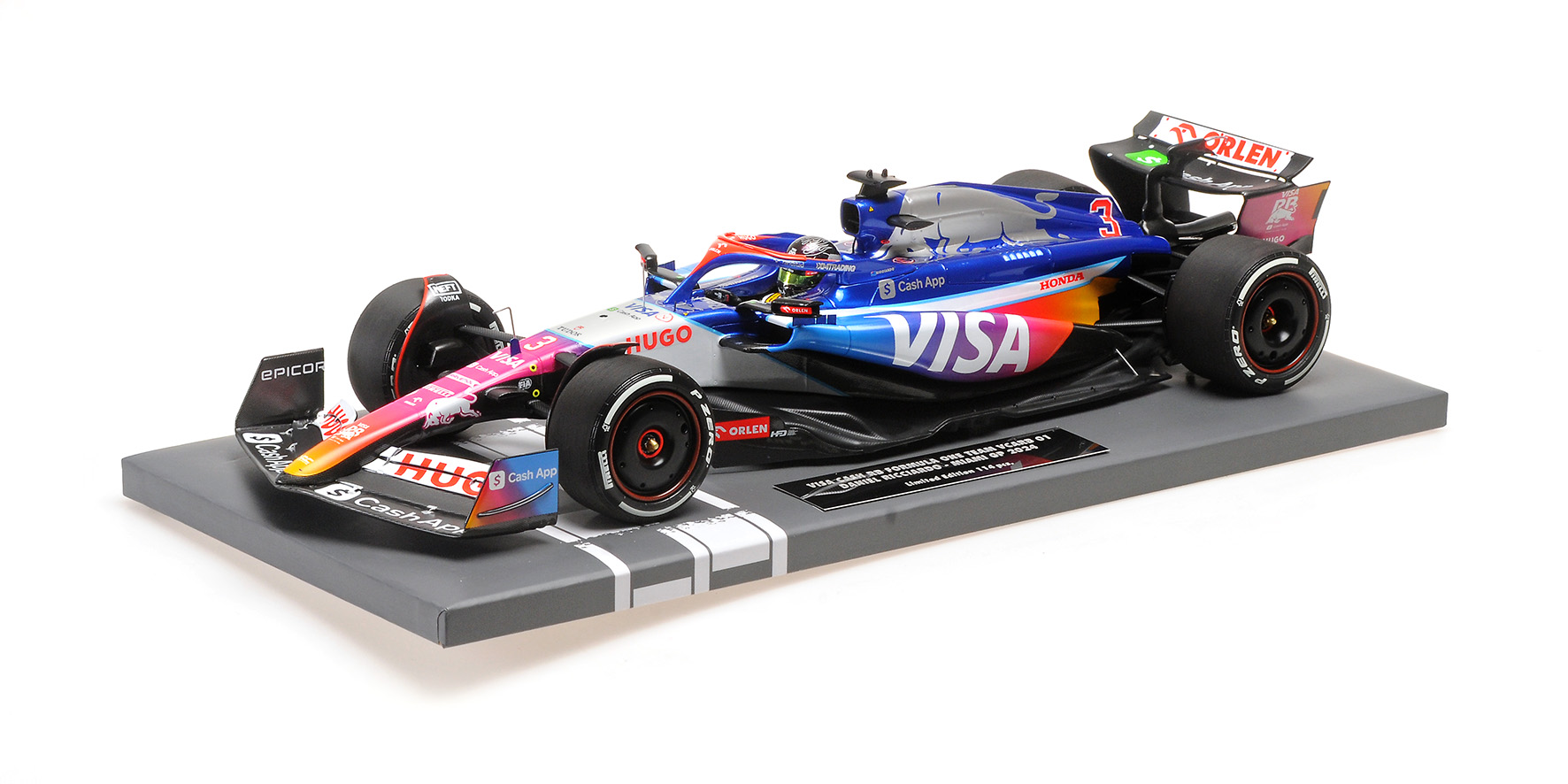 VISA CASH RB FORMULA ONE TEAM VCARB 01 - DANIEL RICCIARDO - MIAMI GP 2024