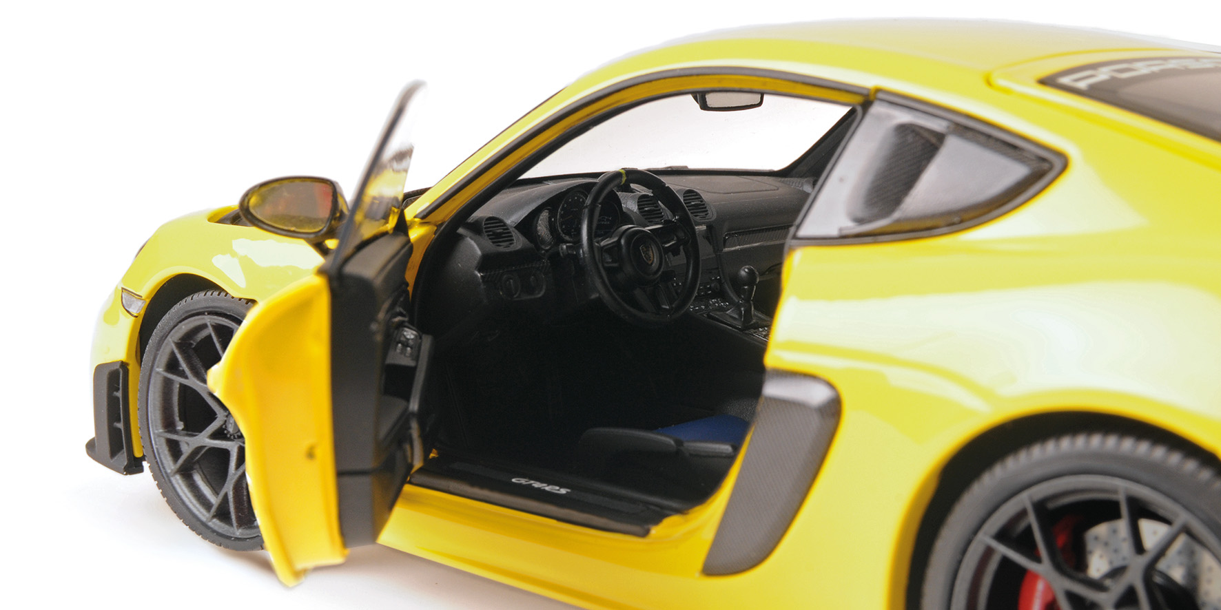 PORSCHE CAYMAN GT4 RS - 2024 -YELLOW W/ WEISSACH PACKAGE