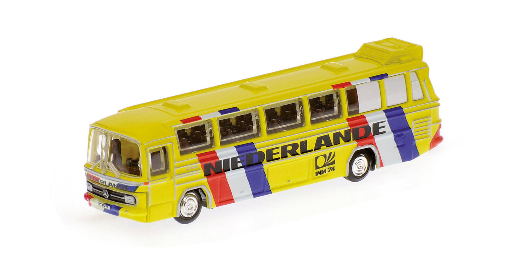 MERCEDES-BENZ O302 (LHD) - FUSSBALL-WELTMEISTERSCHAFT 1974 - MANNSCHAFTSBUS 'NIEDERLANDE'