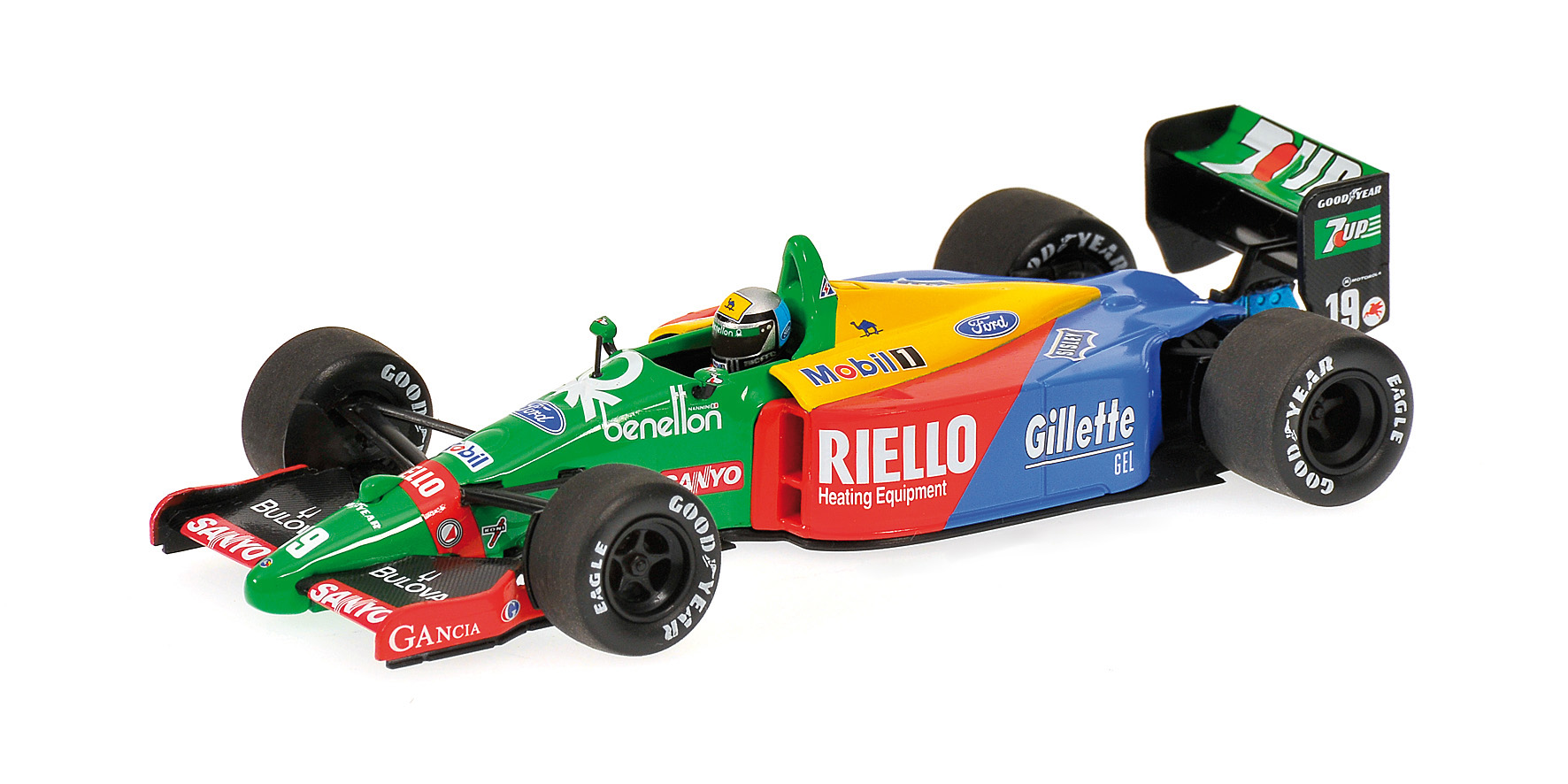 BENETTON FORD B189 - ALESSANDRO NANNINI - WINNER JAPANESE GP 1989