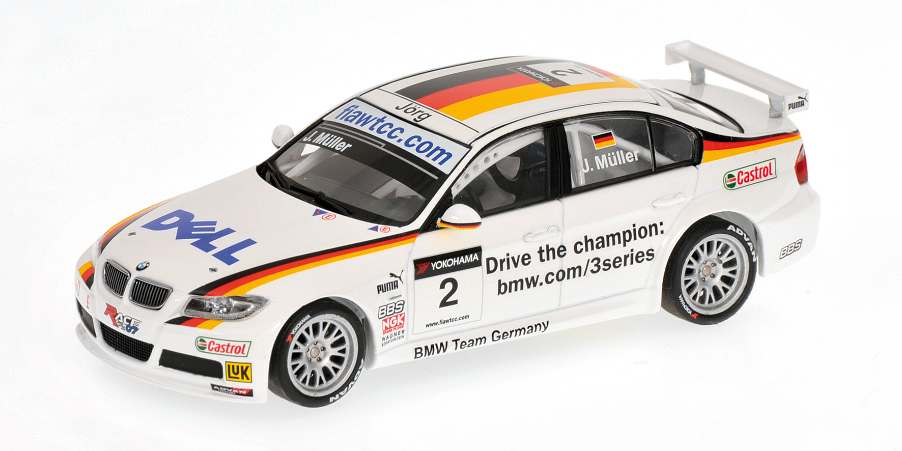 BMW 320SI BMW - BMW TEAM GERMANY - JÖRG MÜLLER - WINNER RACE 2 WTCC BRNO 2007