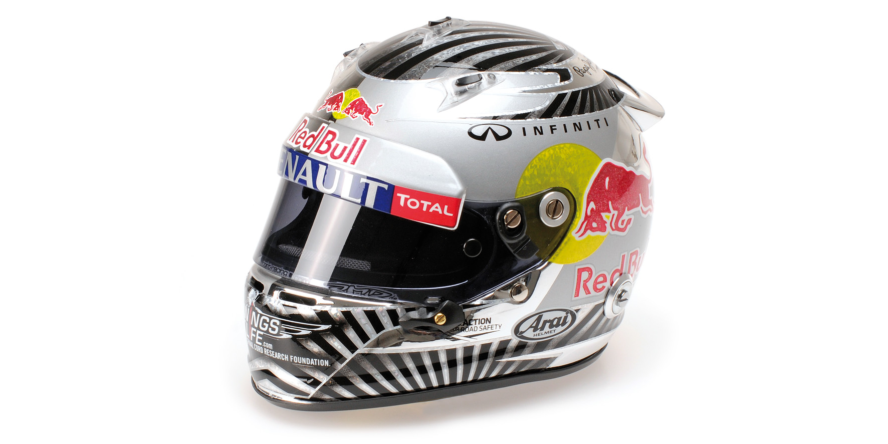 ARAI HELMET - SEBASTIAN VETTEL - SAO PAULO 2012 - WORLD CHAMPION