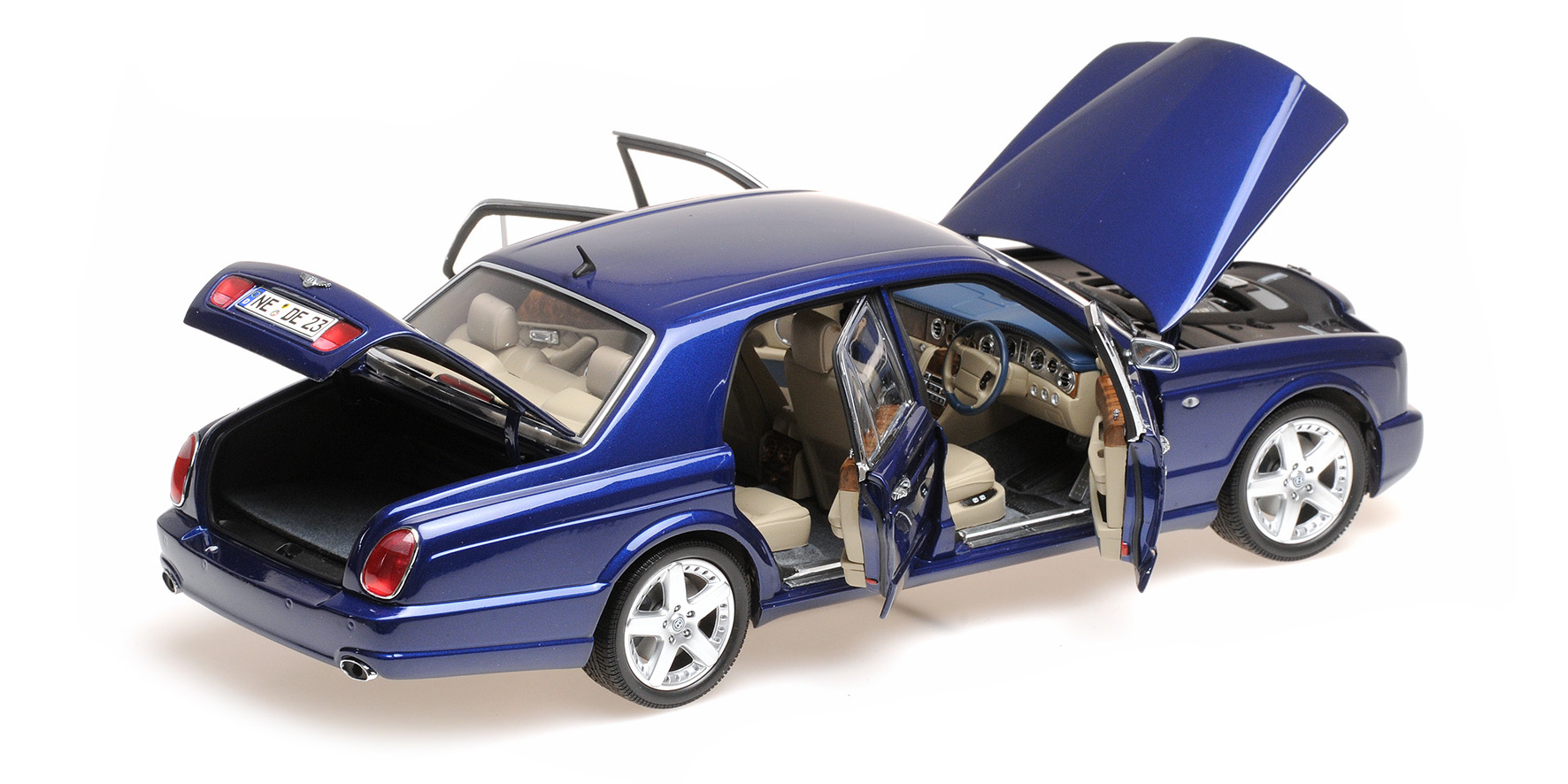 BENTLEY ARNAGE T - 2004 - BLUE METALLIC
