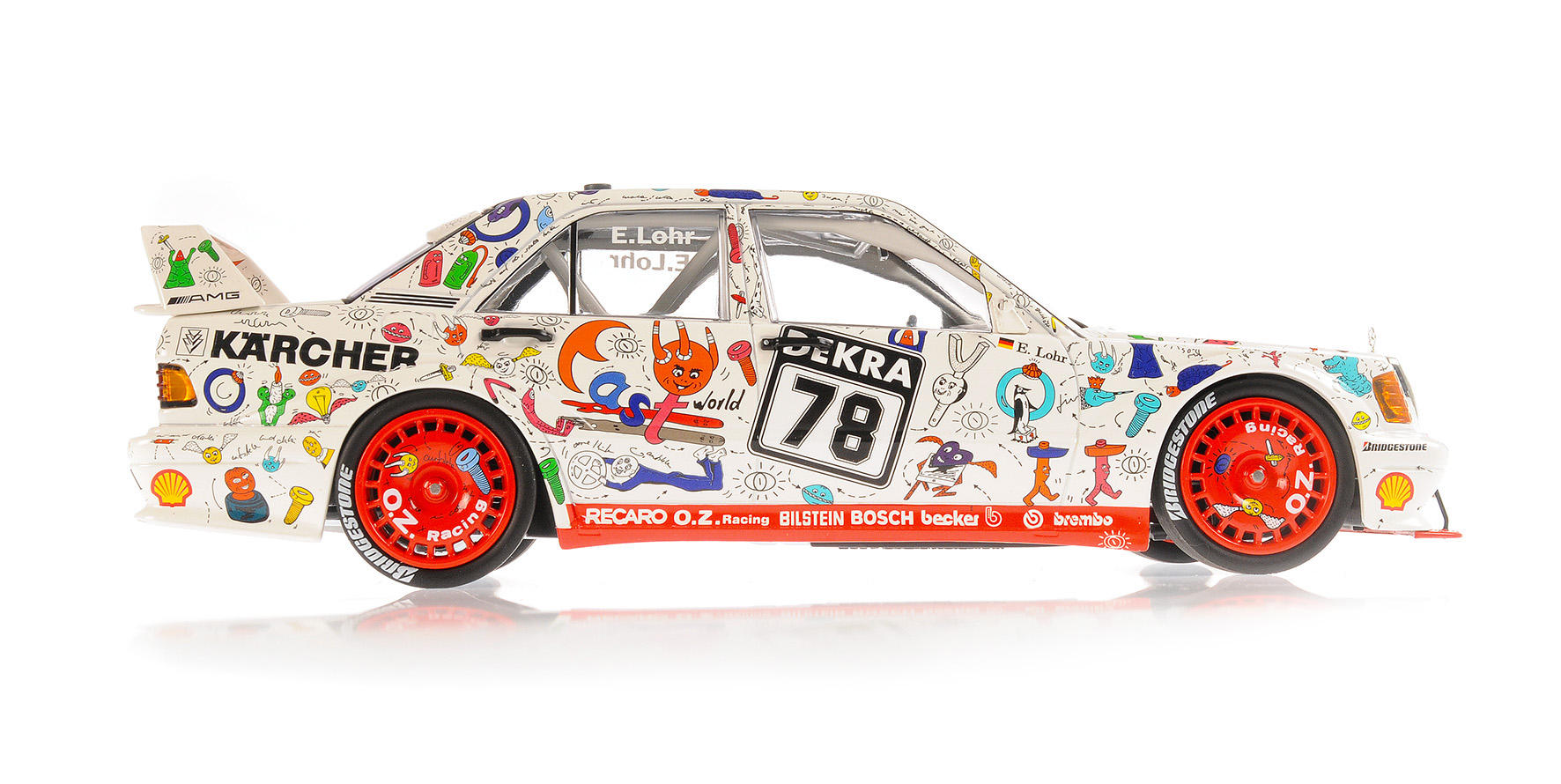 MERCEDES-BENZ 190E 2.5-16 EVO 2 - AMG 'ANDORA' - ELLEN LOHR - DTM 1991