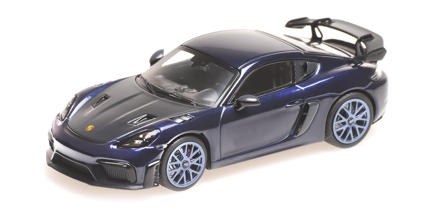 PORSCHE CAYMAN GT4 RS - 2021 - BLUE W/ BLUE WHEELS