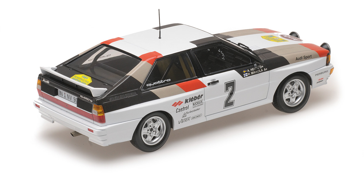 AUDI QUATTRO - AUDI SPORT - MIKKOLA/HERTZ - WINNERS INTERNATIONAL SWEDISH RALLY 1981