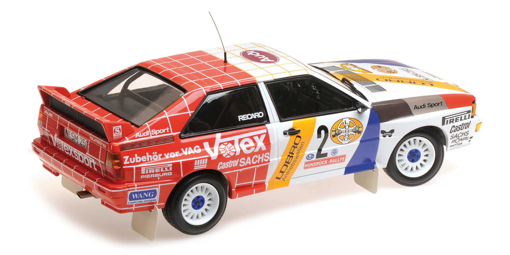 AUDI QUATTRO A2 - SCHMIDT MOTORSPORT - DEMUTH/LUX - WINNERS INT. AVD/STH HUNSRÜCK RALLYE 1984