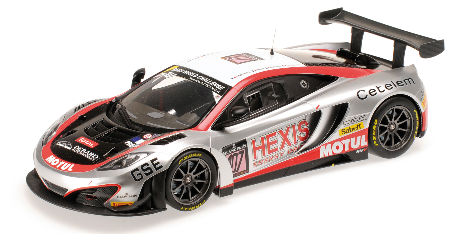 MCLAREN 12C GT3 - HEXIS RACING - PANIS/CAZENAVE/DEBARD/LEDOGAR - 24H SPA 2013