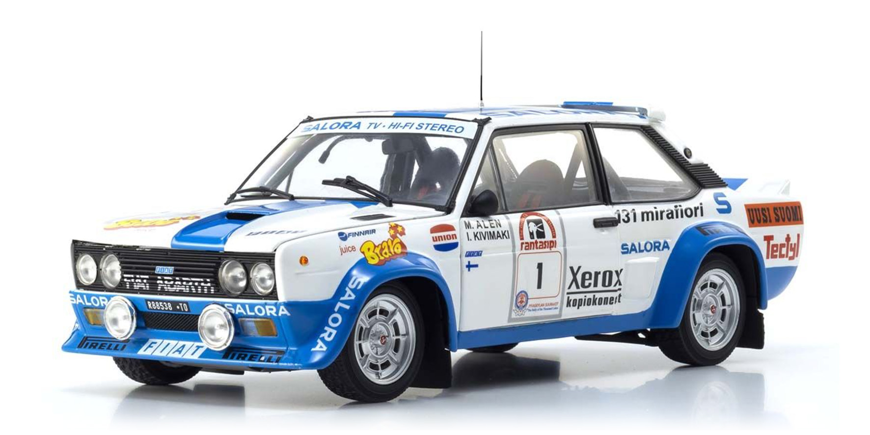 FIAT 131 ABARTH - 1980 - ALEN/KIVIMAKI - WINNER 1000 LAKES #1 (08376H)