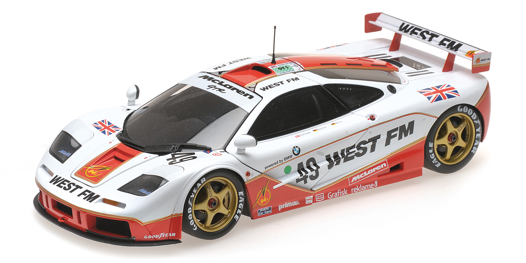 MCLAREN F1 GTR - WEST COMPETITION - NIELSEN/MASS/BSCHER - 24H LE MANS 1995