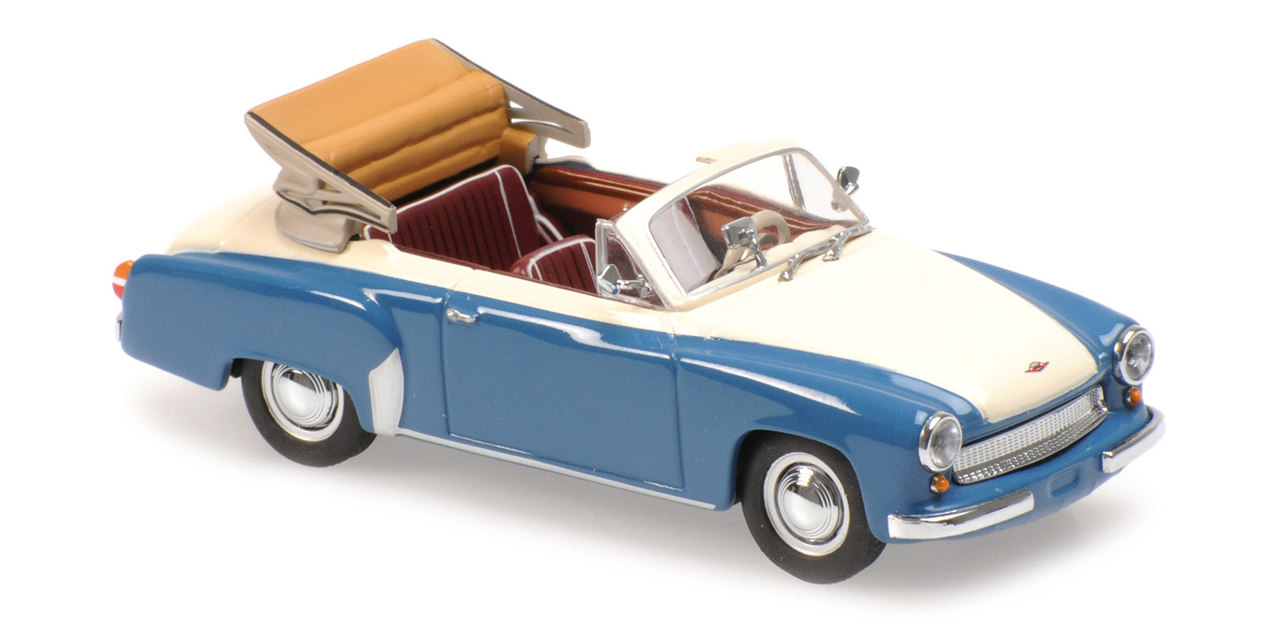 WARTBURG A 311 CABRIOLET - 1958 - BLUE/WHITE