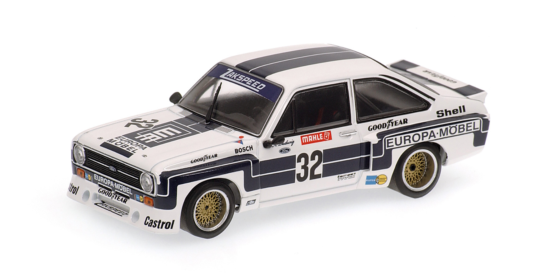 FORD ESCORT II RS 1800 - KLAUS LUDWIG - WINNER - TEAM ZAKSPEED - DRM SUPERSPRINT NÜRBURGRING 1976
