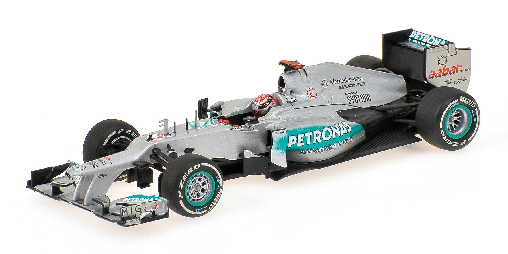 MERCEDES AMG PETRONAS F1 TEAM W03 - MICHAEL SCHUMACHER - 300TH GP - BELGIAN GP 2012