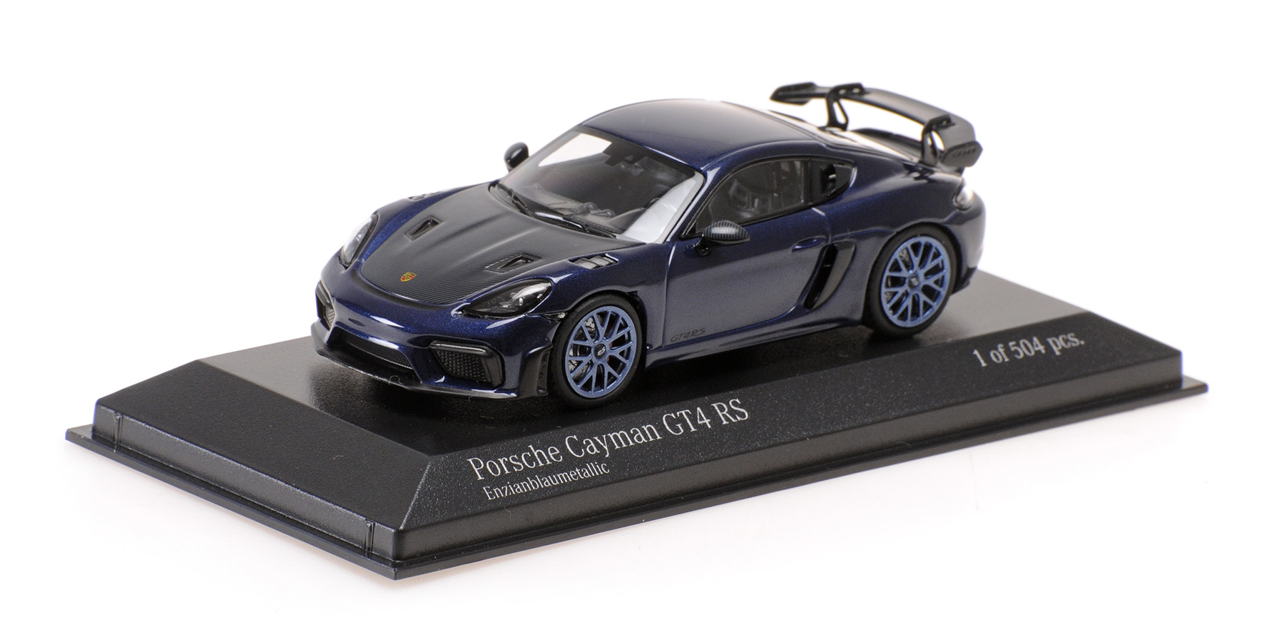 PORSCHE CAYMAN GT4 RS - 2021 - BLUE W/ BLUE WHEELS