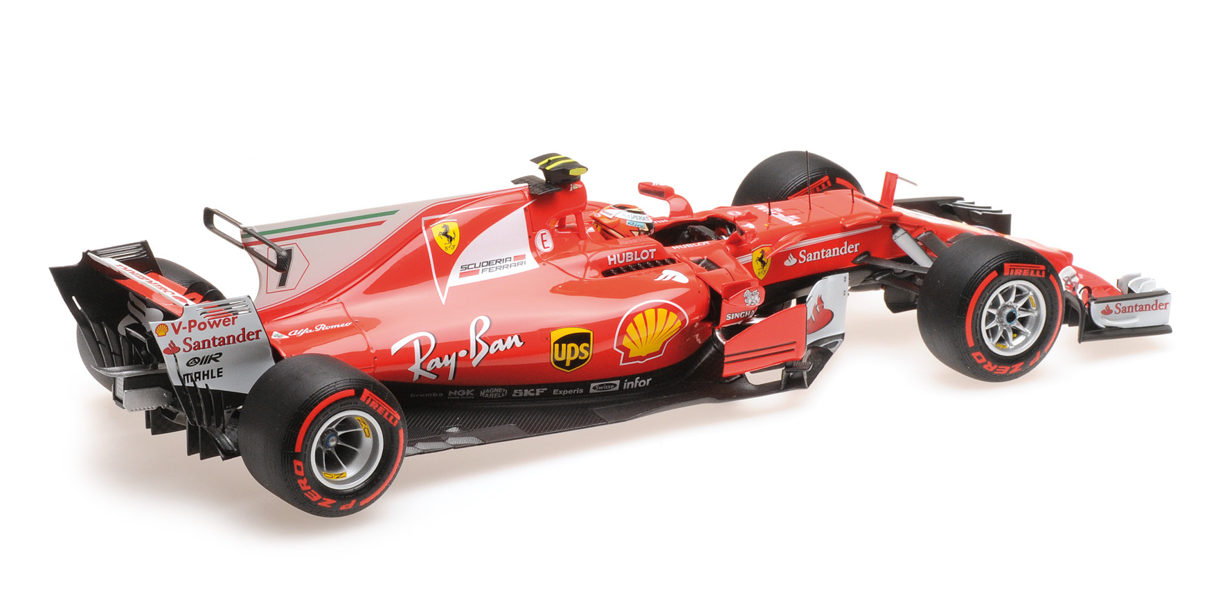 FERRARI SF70-H - SCUDERIA FERRARI - KIMI RÄIKKÖNEN - 2ND PLACE GP MONACO 2017