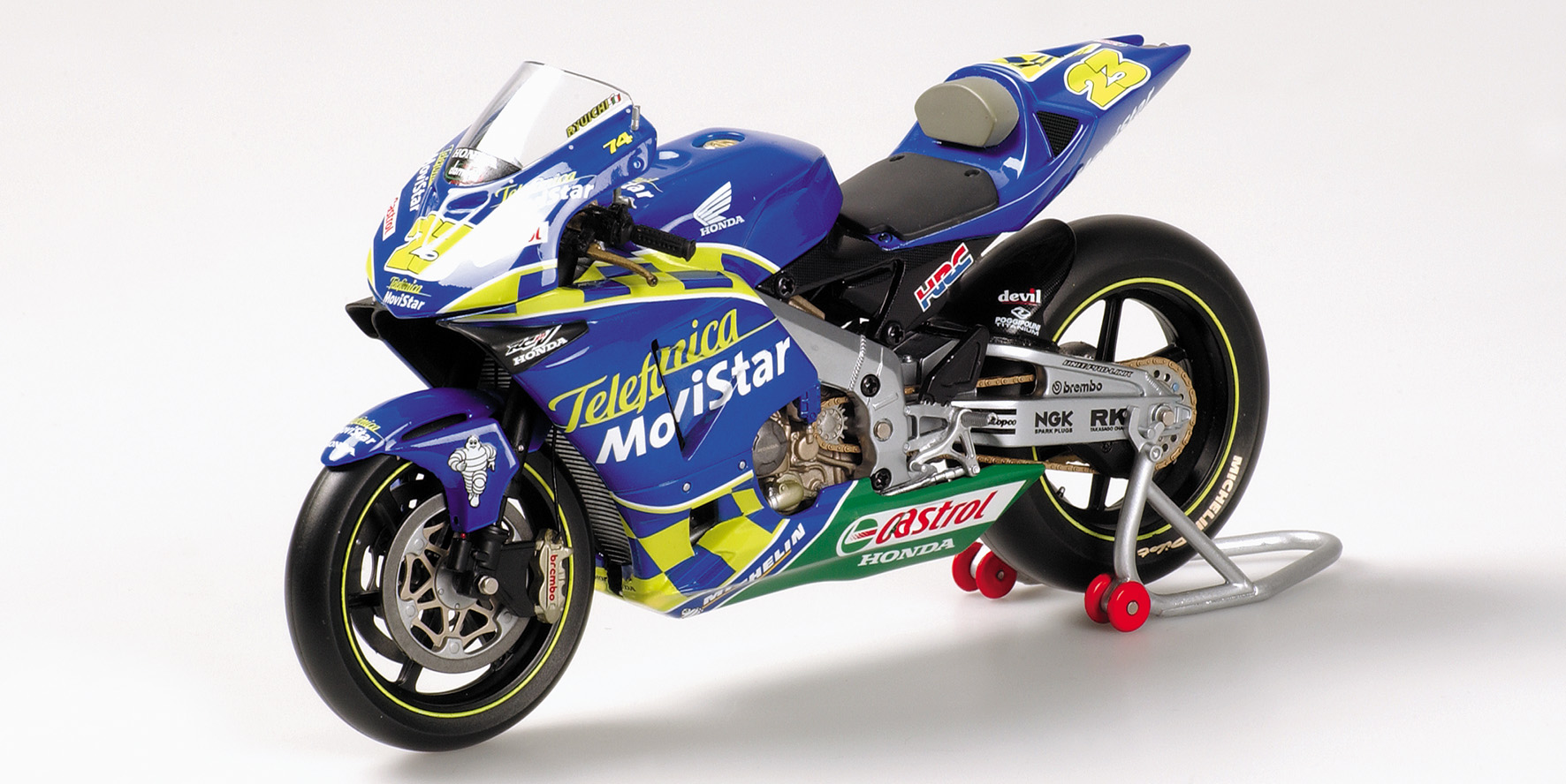 HONDA RC211V - RYUICHI KIYONARI - TEAM TELEFONICA MOVISTAR - MOTOGP 2003