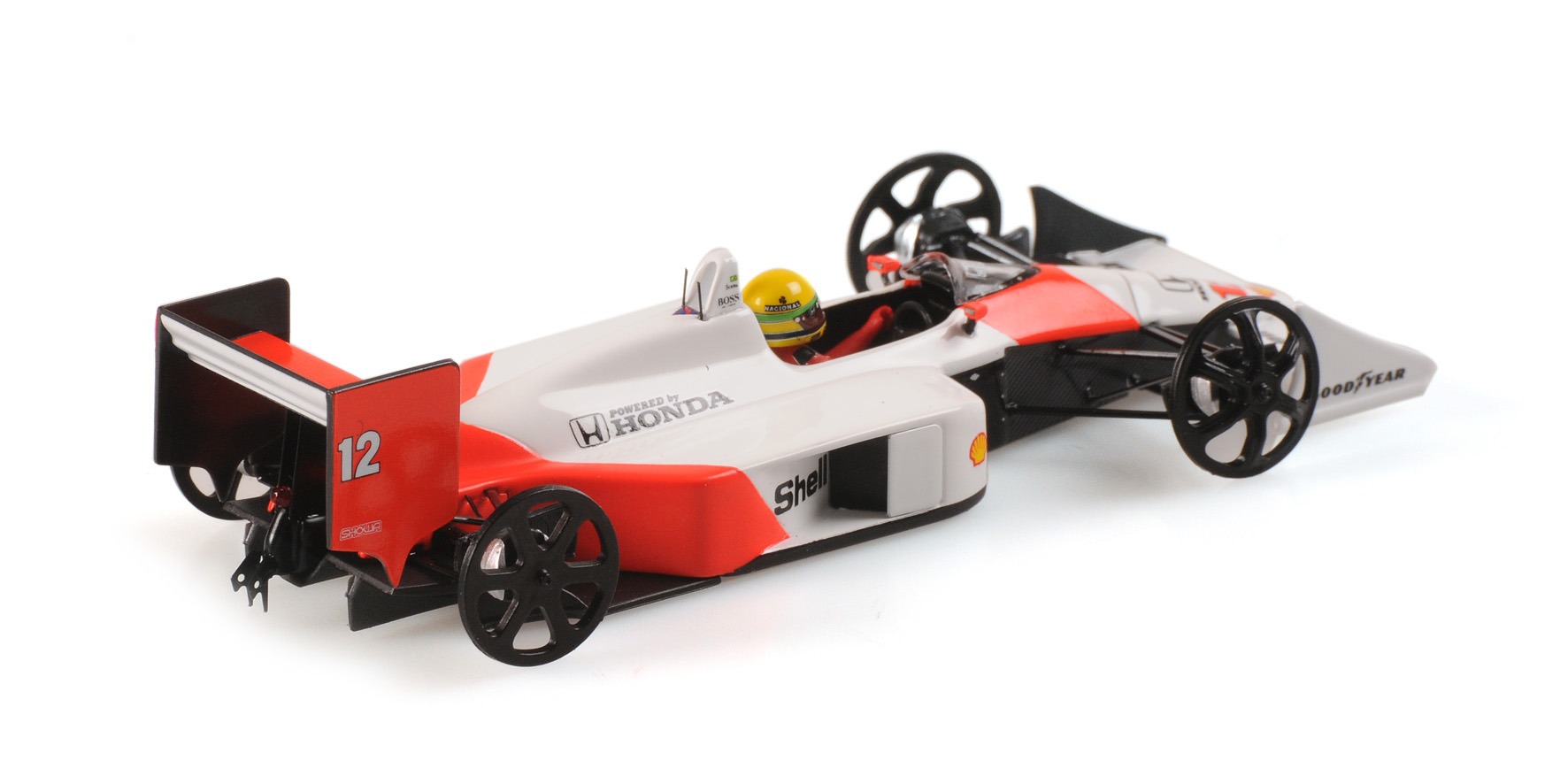 MCLAREN HONDA MP4/4 - AYRTON SENNA - 1988 - SETUP WHEELS CONFIGURATION - EXCL. MINICHAMPS.DE