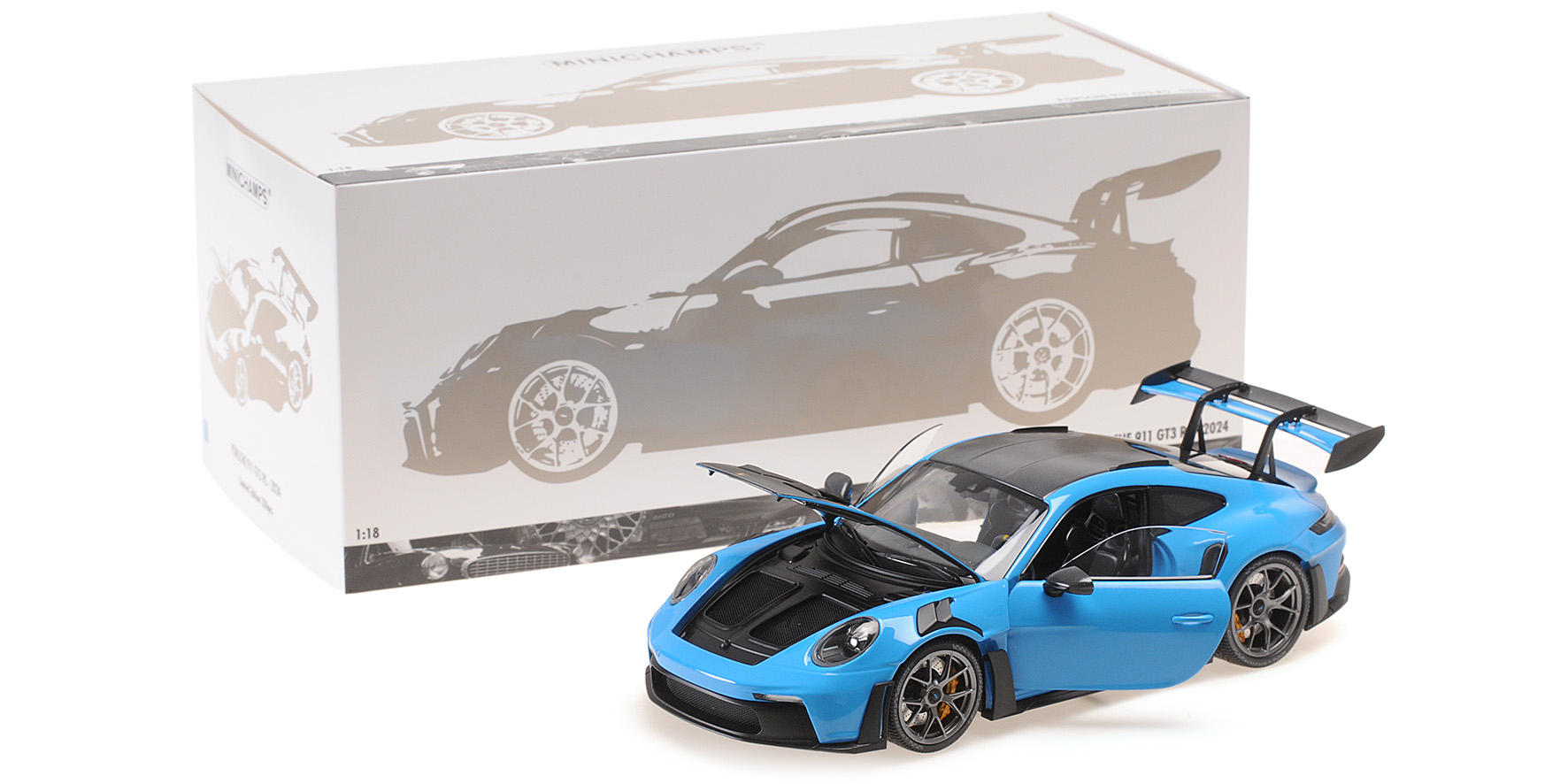 PORSCHE 911 (992) GT3 RS - 2024 - BLUE W/WEISSACH PACKAGE W DARKSILVER WHEELS