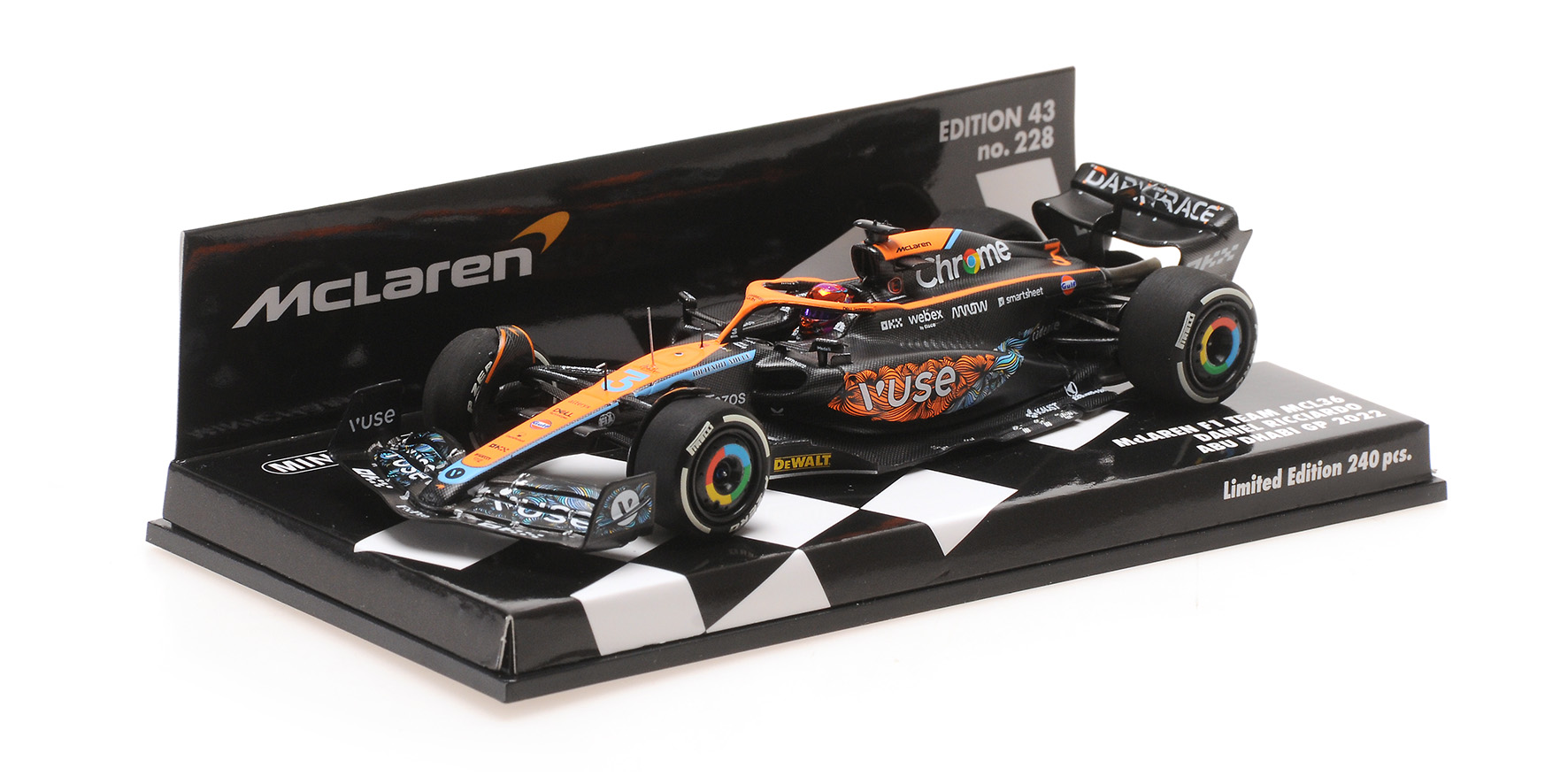 MCLAREN F1 TEAM MCL36 - DANIEL RICCIARDO - ABU DHABI GP 2022