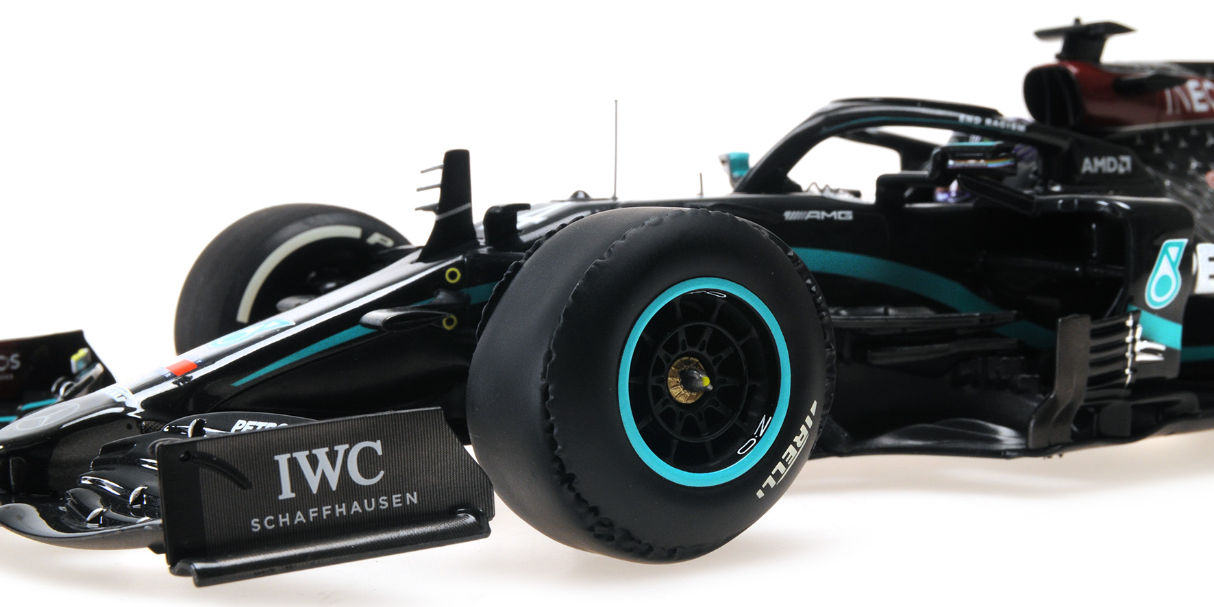 MERCEDES-AMG PETRONAS F1 TEAM W11 EQ PERF. - L. HAMILTON - WINNER BRITISH GP 2020 FLAT TYRE