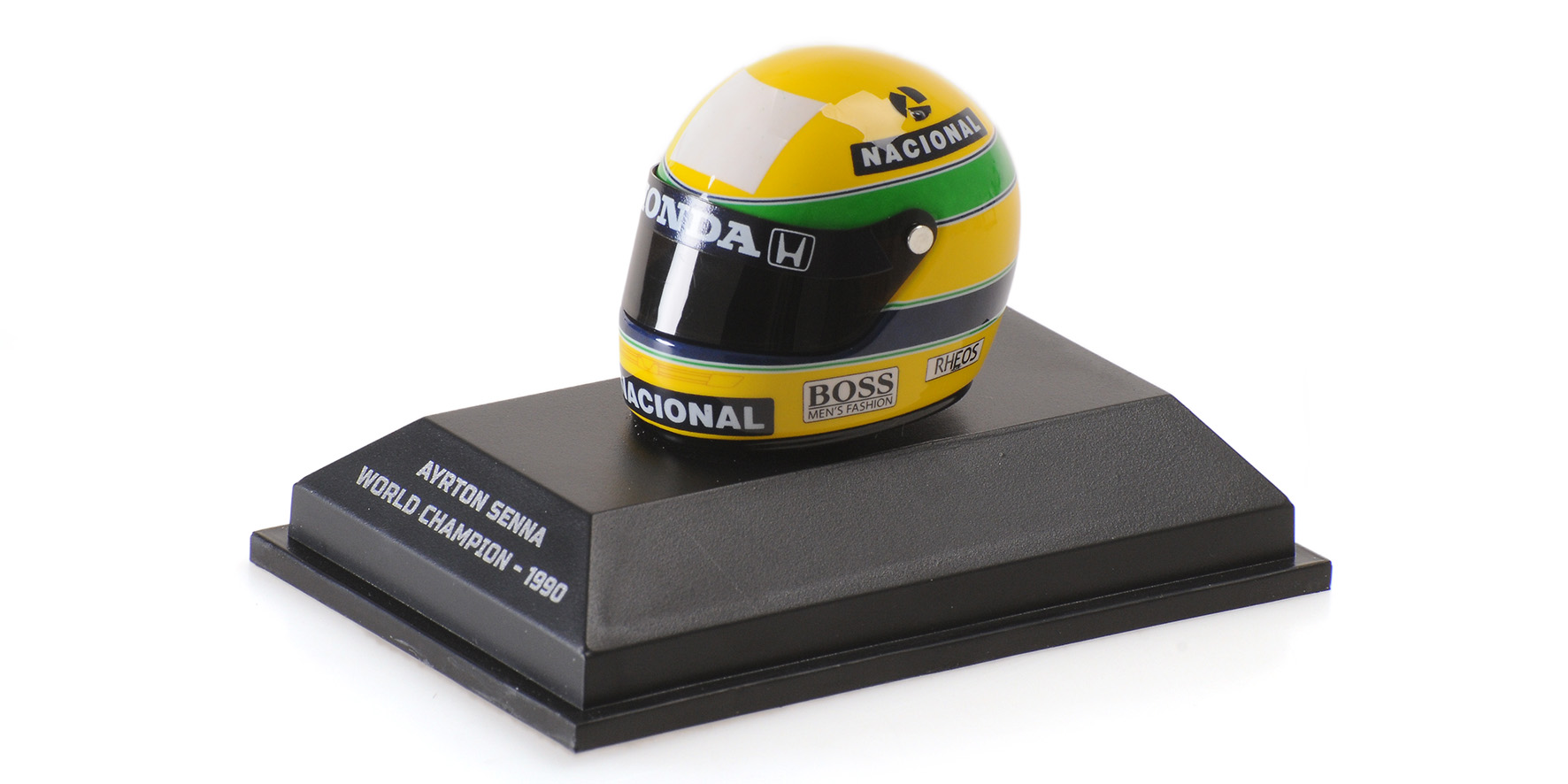 HELMET - AYRTON SENNA - WORLD CHAMPION - 1990