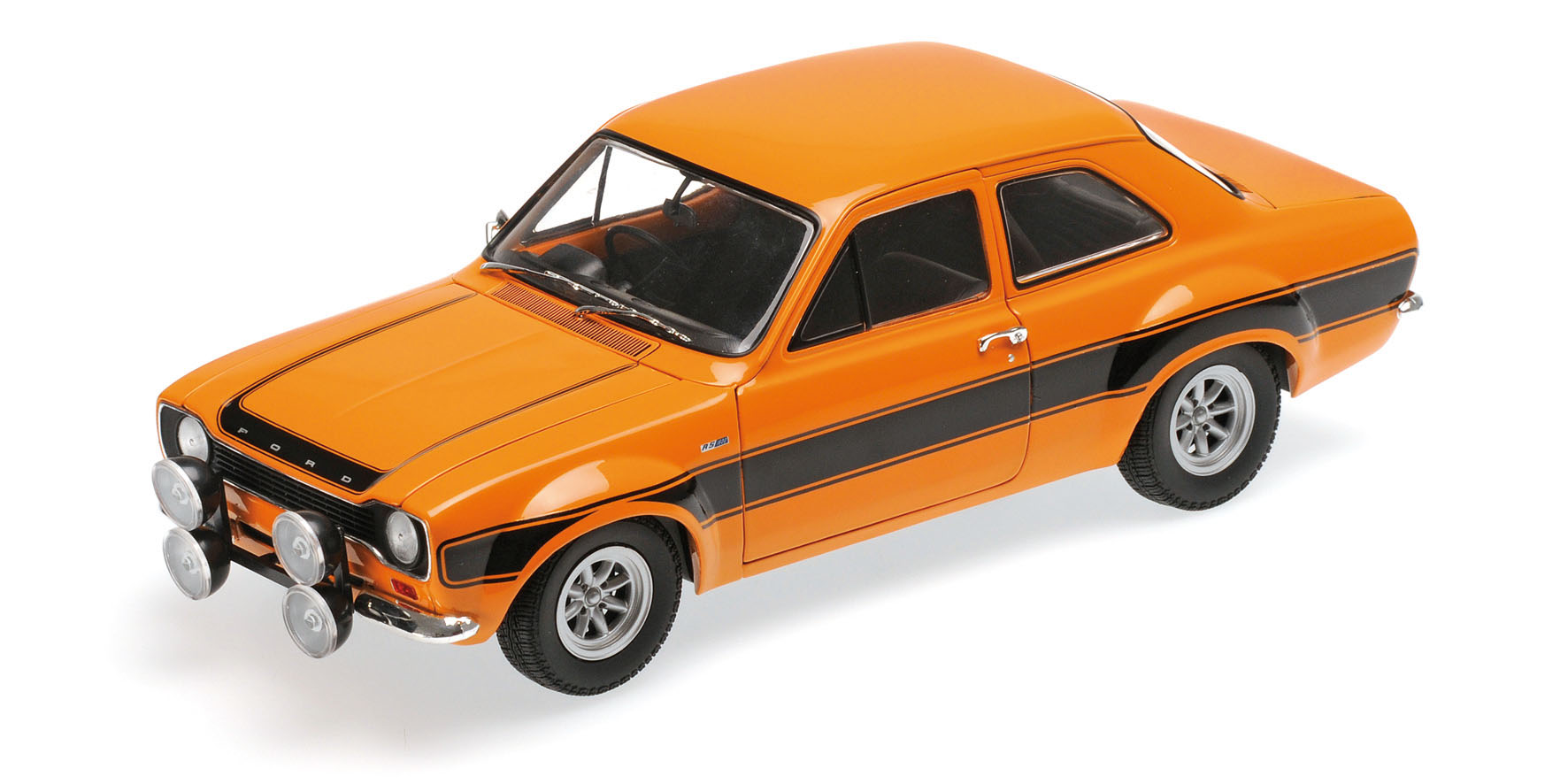 FORD ESCORT I RS1600 FAV - 1970 - ORANGE W/BLACK STRIPES