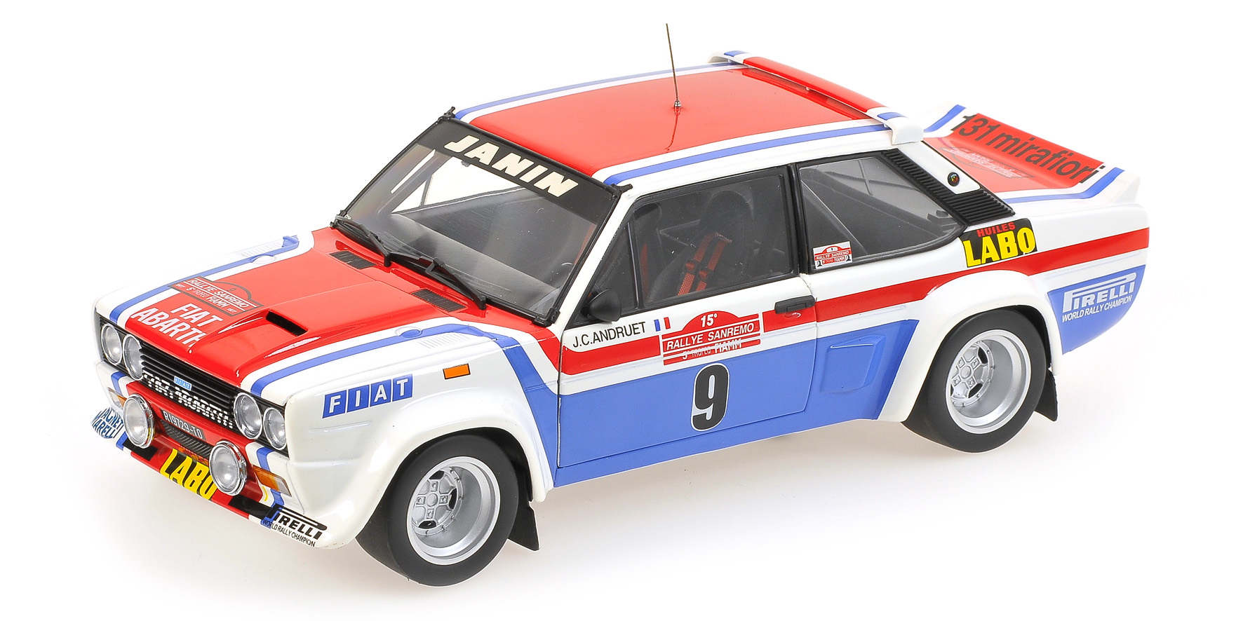 FIAT 131 ABARTH #9 SANREMO 1977