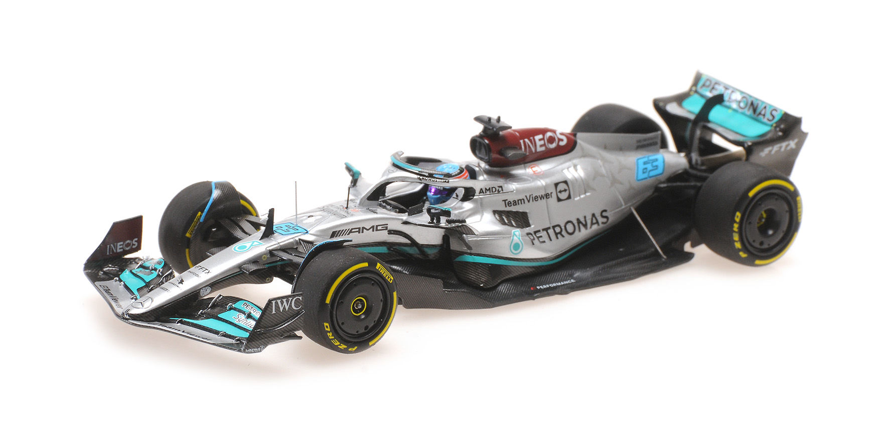 MERCEDES-AMG PETRONAS FORMULA ONE TEAM F1 W13 E PERFORMANCE - G. RUSSELL - 3RD HUNGARIAN GP 2022