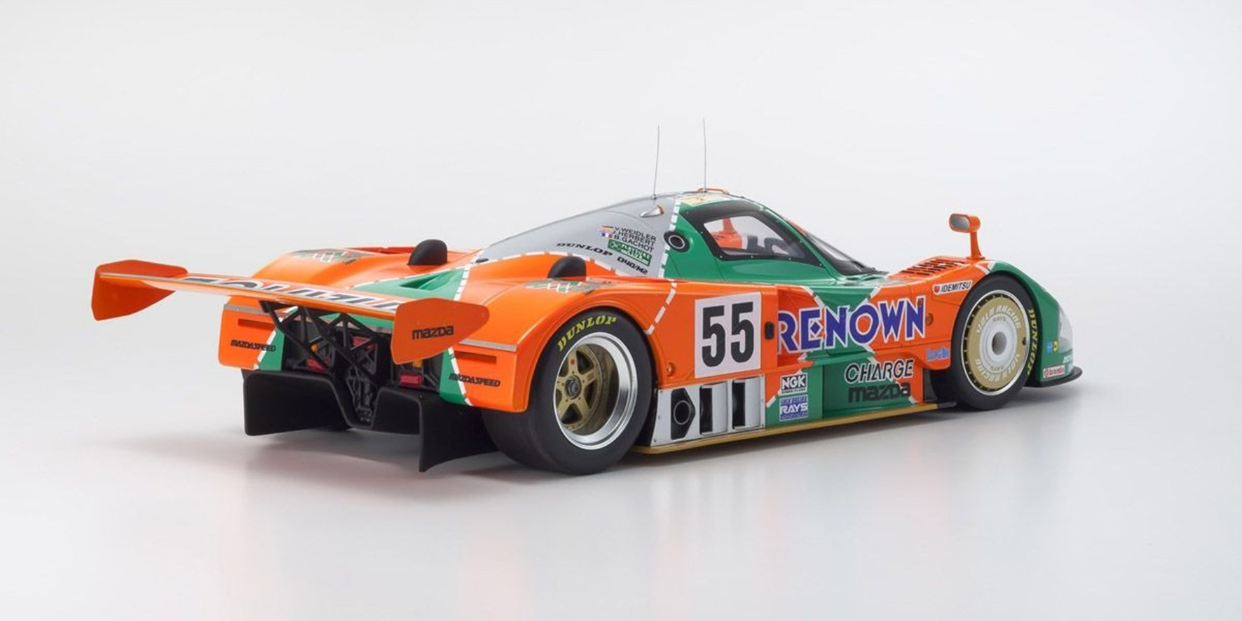 MAZDA 787B # 55 - 24H LE MANS WINNER 1991 - WEIDLER/HERBERT/GACHOT (KSR08665A-B)