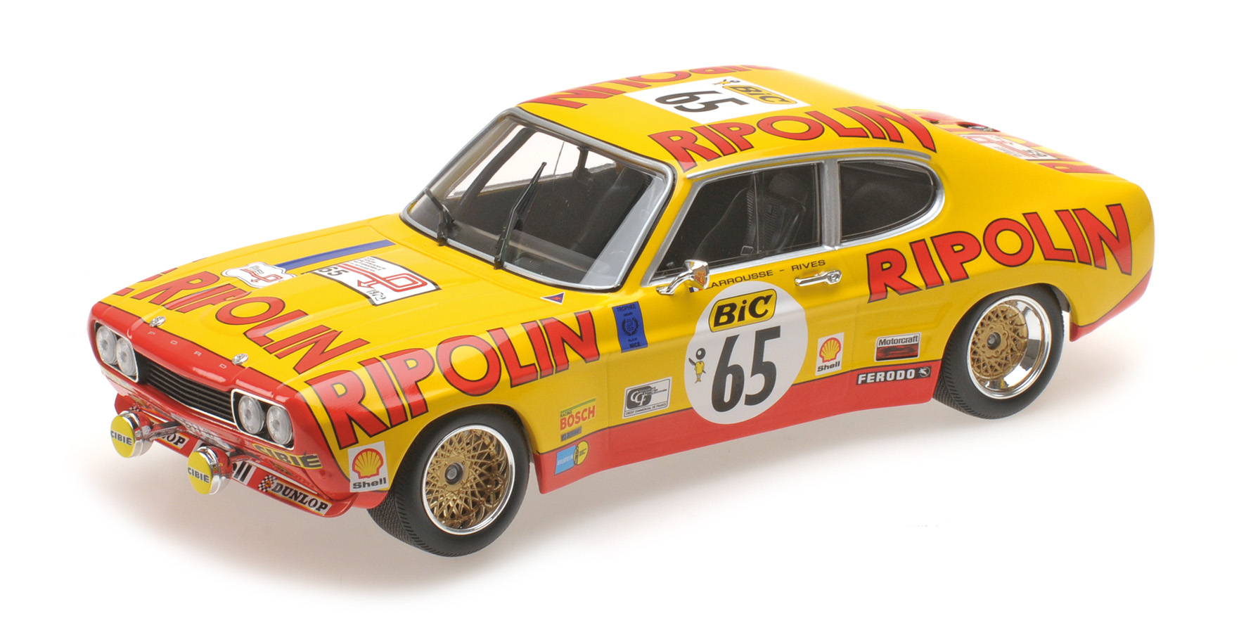 FORD RS 2600 - FORD DEUTSCHLAND - LARROUSSE/RIVES - TOUR DE FRANCE (AUTOMOBILE) 1972