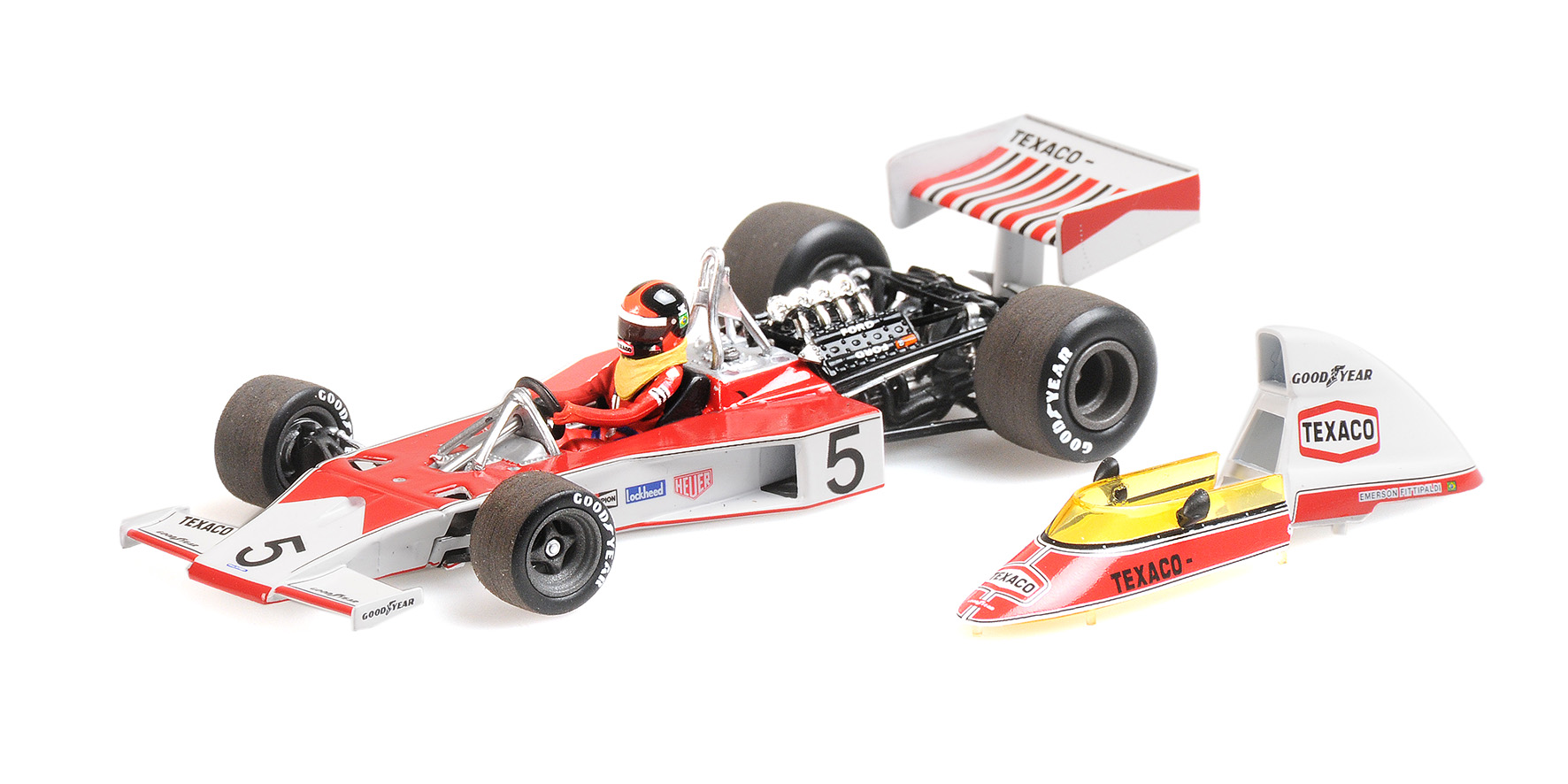 MCLAREN FORD M23 - EMERSON FITTIPALDI - WORLD CHAMPION 1974 - WITH ENGINE
