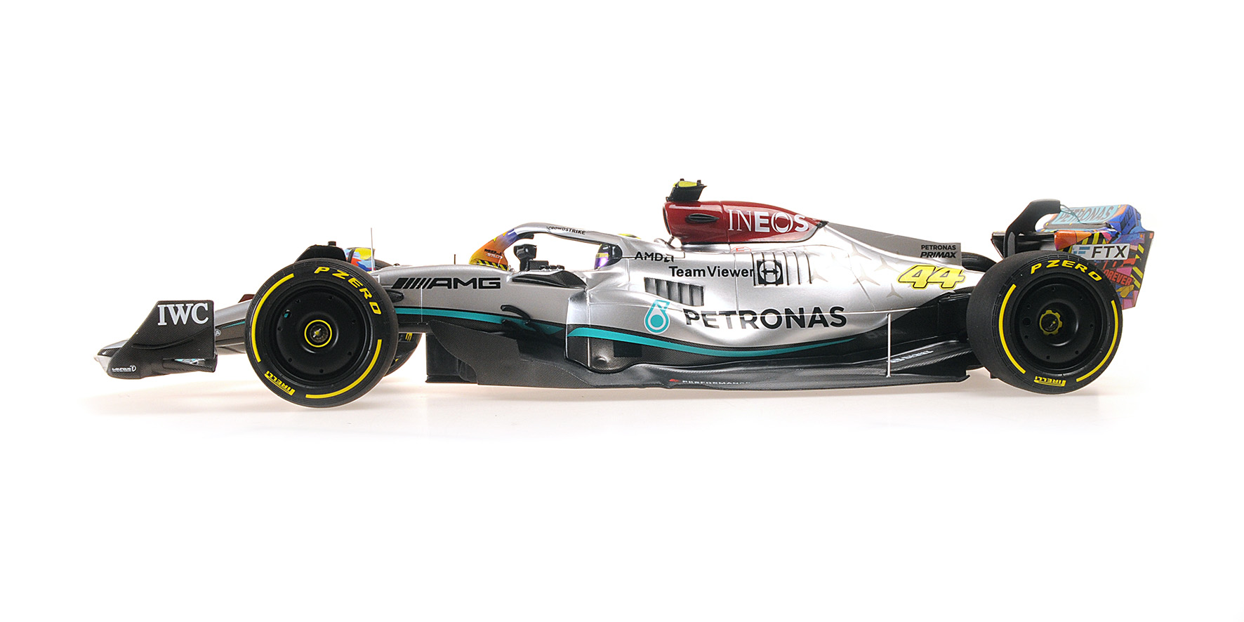 MERCEDES-AMG PETRONAS FORMULA ONE TEAM F1 W13 E PERFORMANCE - LEWIS HAMILTON - MIAMI GP 2022