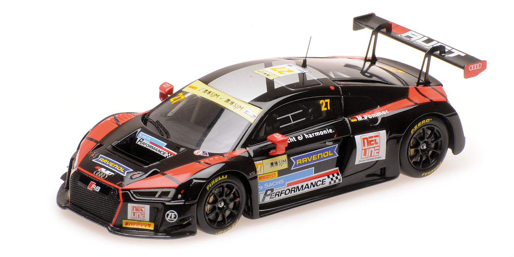AUDI R8 LMS - AUST MOTORSPORT - POMMER - MACAU GT CUP - FIA GT WORLD CUP 2017