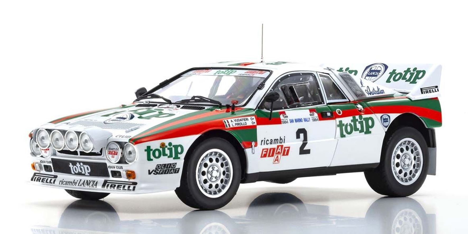 LANCIA RALLYE 037 - #2 - SAN MARINO - VUDAFIERI 1984 (08306F)
