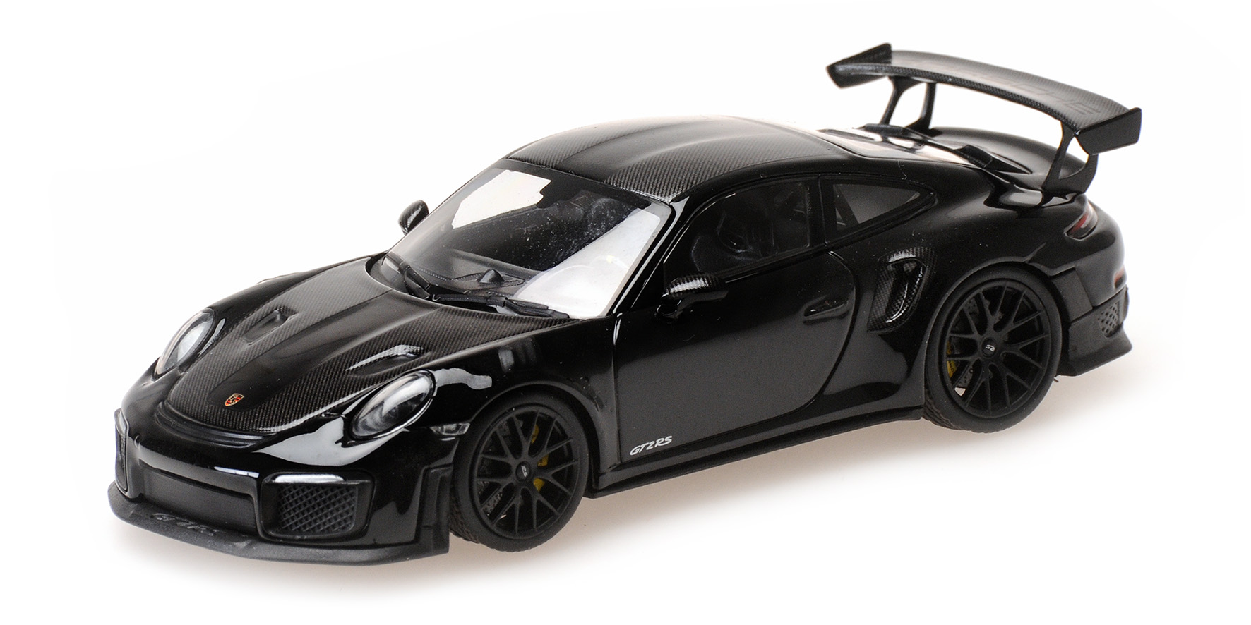 PORSCHE 911 (991.2) GT2RS - 2018 - BLACK (WEISSACHPAKET) BLACK WHEELS