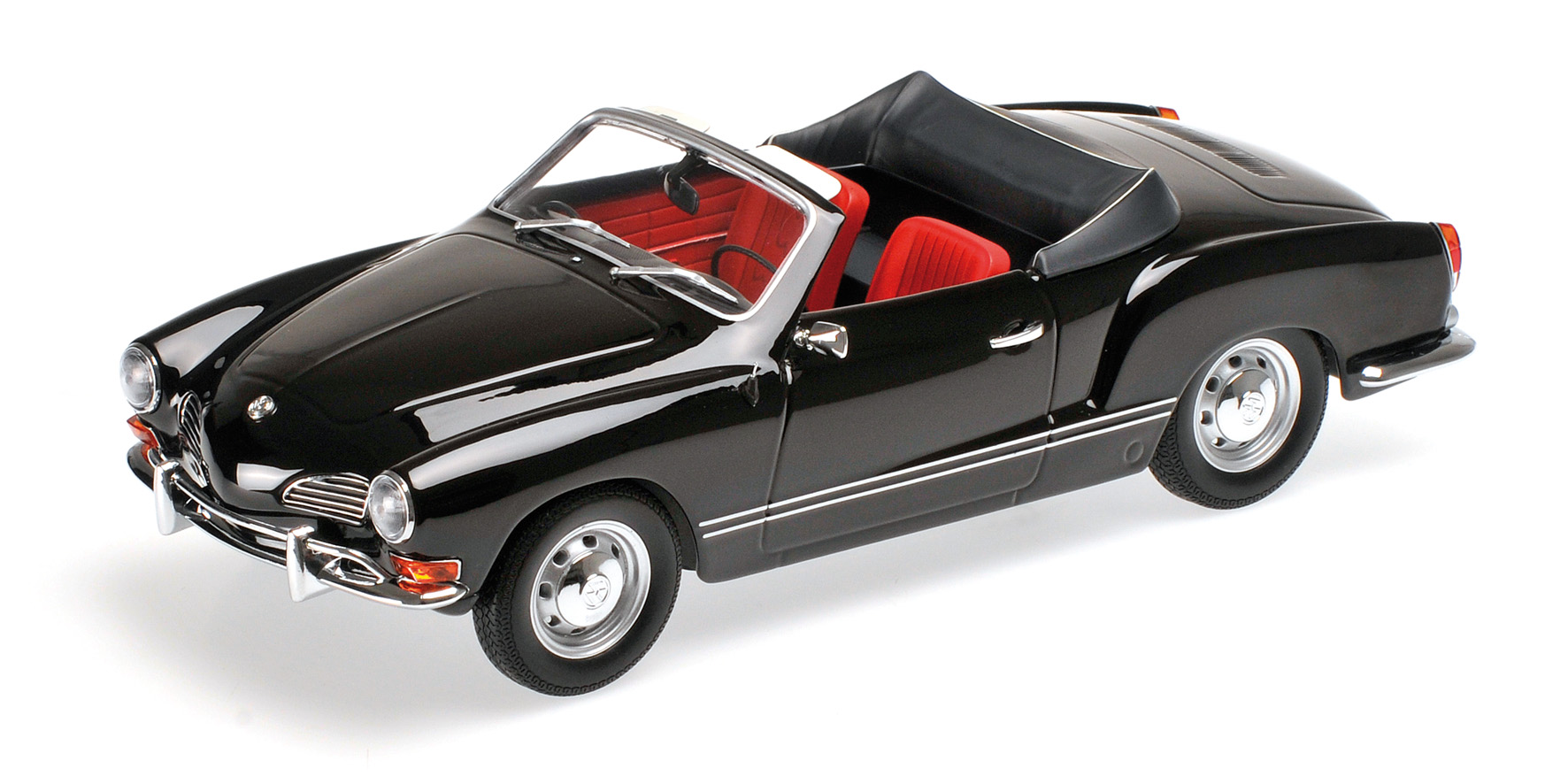 VOLKSWAGEN KARMANN GHIA CONVERTIBLE - 1970 - BLACK