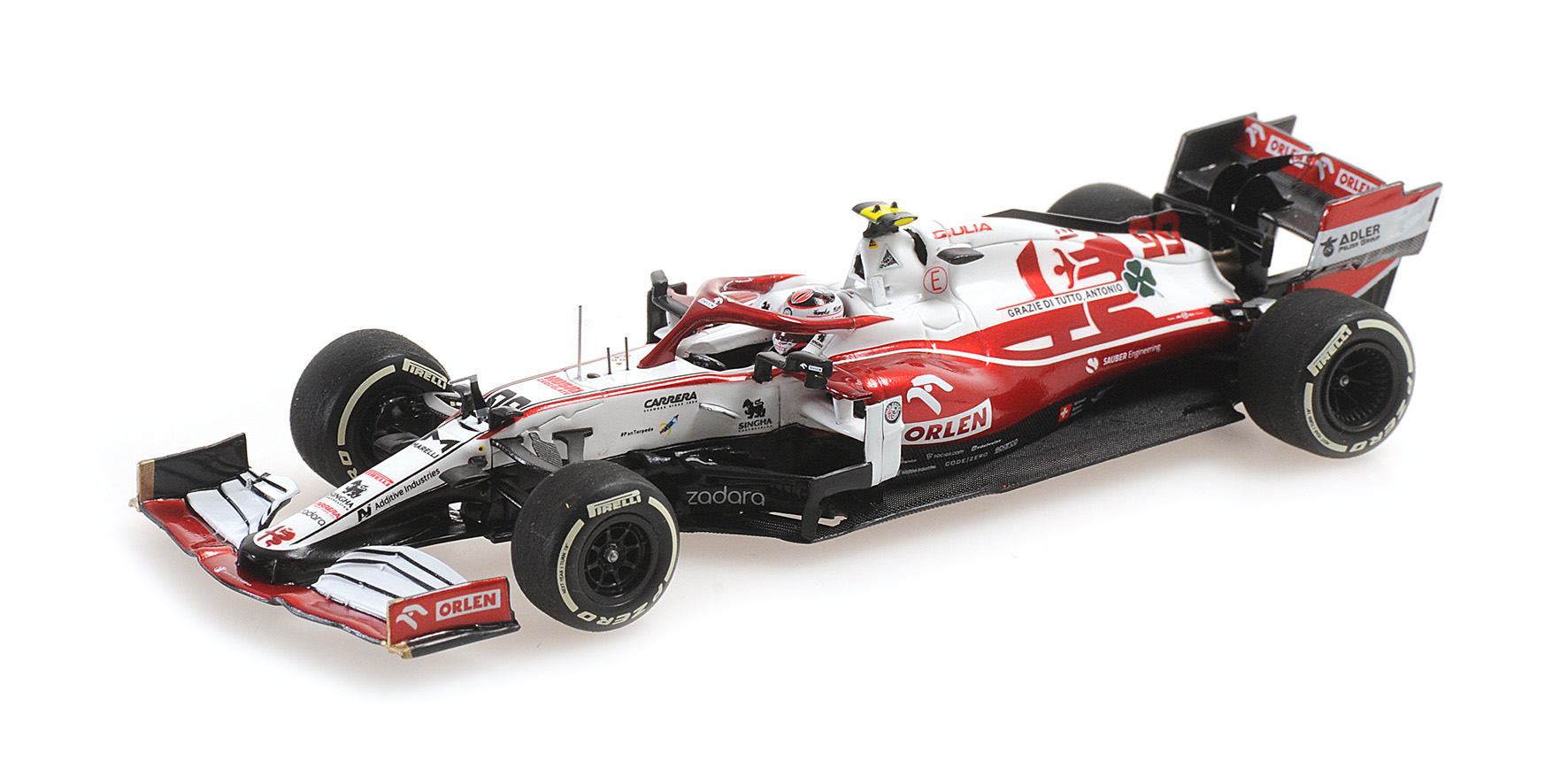 ALFA ROMEO RACING ORLEN C41 - ANTONIO GIOVINAZZI - FINAL RACE - ABU DHABI GP 2021