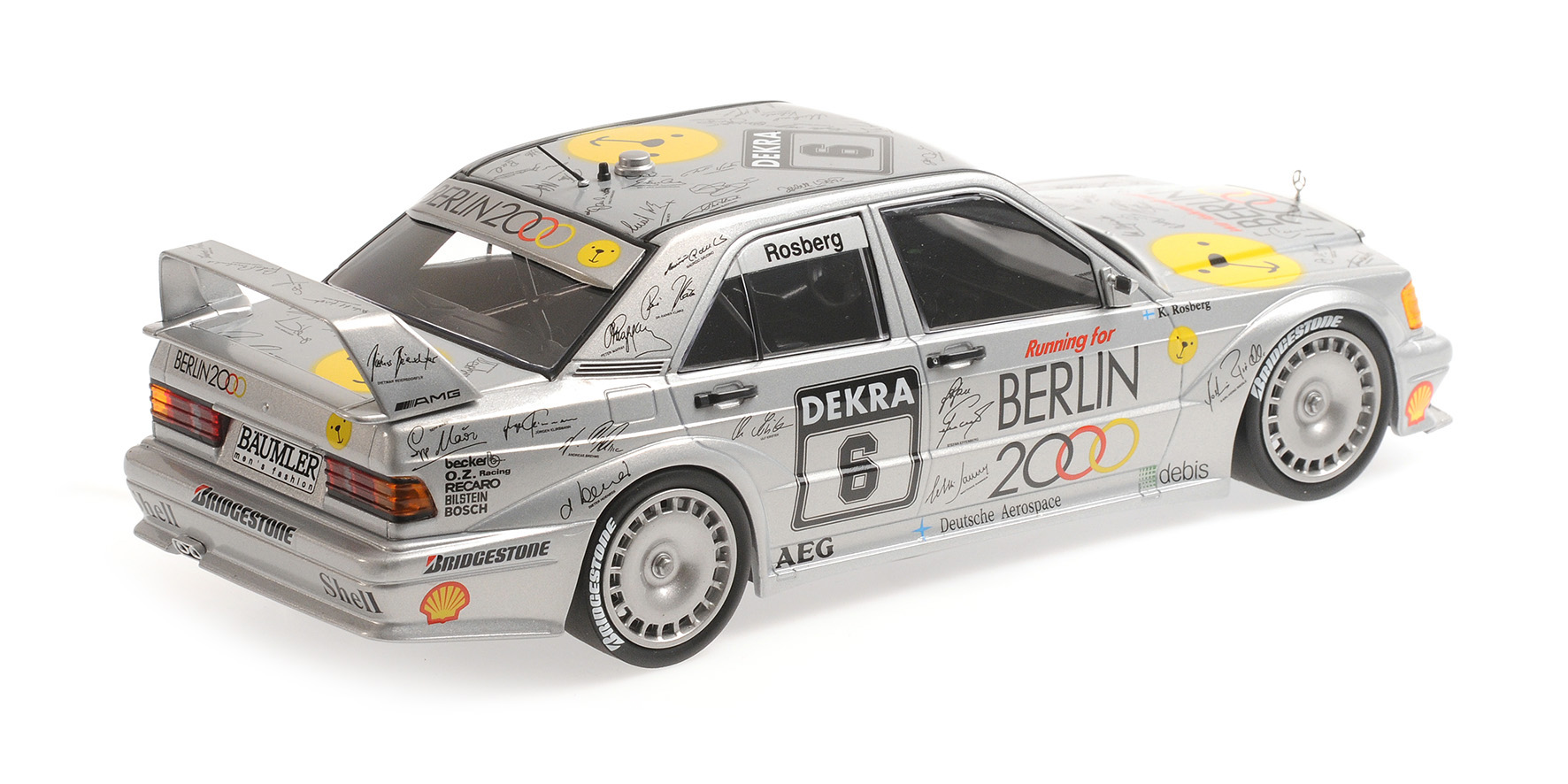 MERCEDES-BENZ 190E 2.5-16 EVO 2 - TEAM AMG-MERCEDES - KEKE ROSBERG - DTM 1992