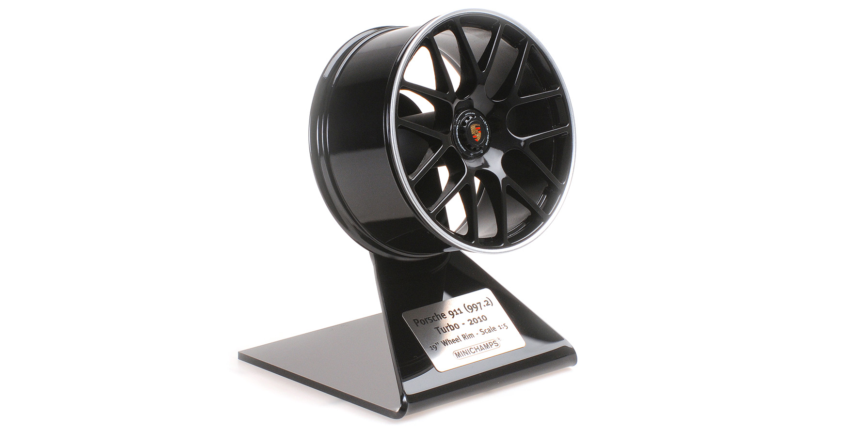 PORSCHE 997.2 TURBO WHEEL - 2010 - BLACK SILVER