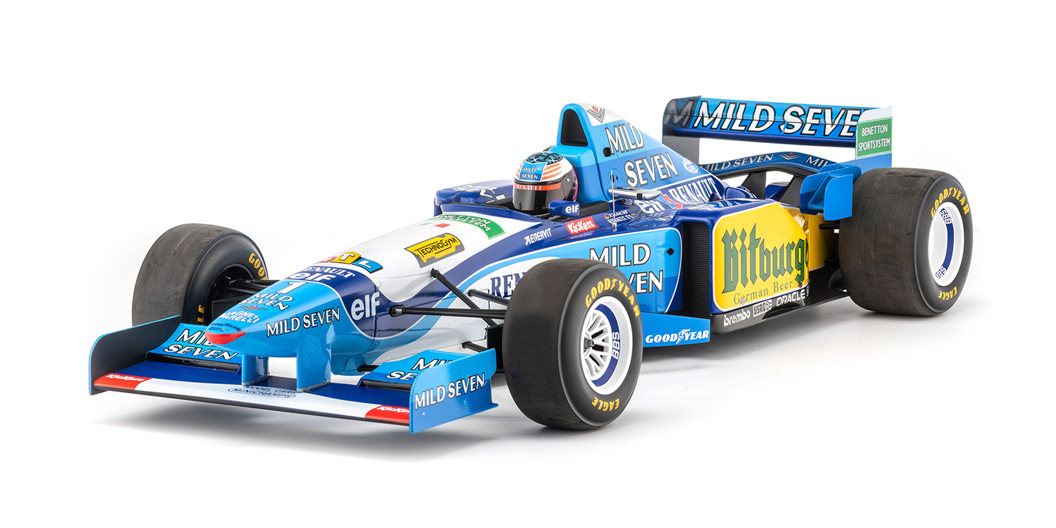 BENETTON RENAULT B195 - MICHAEL SCHUMACHER - WORLD CHAMPION PACIFIC GP 1995