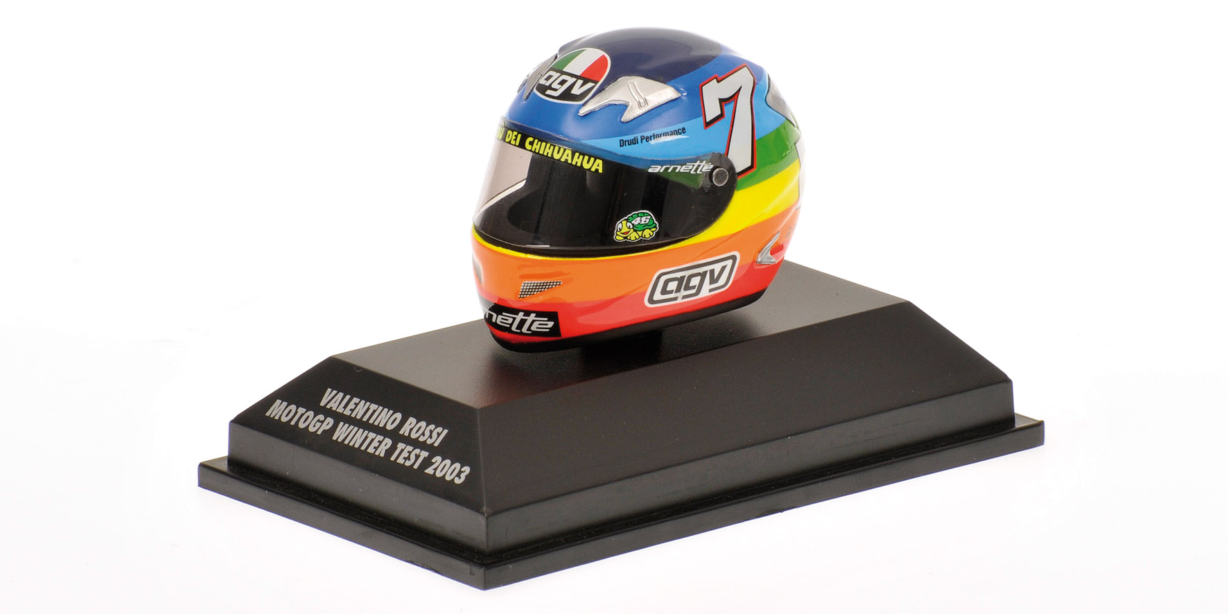 AGV HELMET - VALENTINO ROSSI - MOTOGP WINTER TEST - 2003