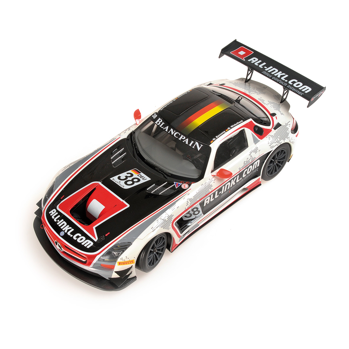 MERCEDES-BENZ SLS AMG GT3 - BASSENG/WINKELHOCK - CHAMPIONS FIA GT1 WORLDCHAMPIONSHIP 2012