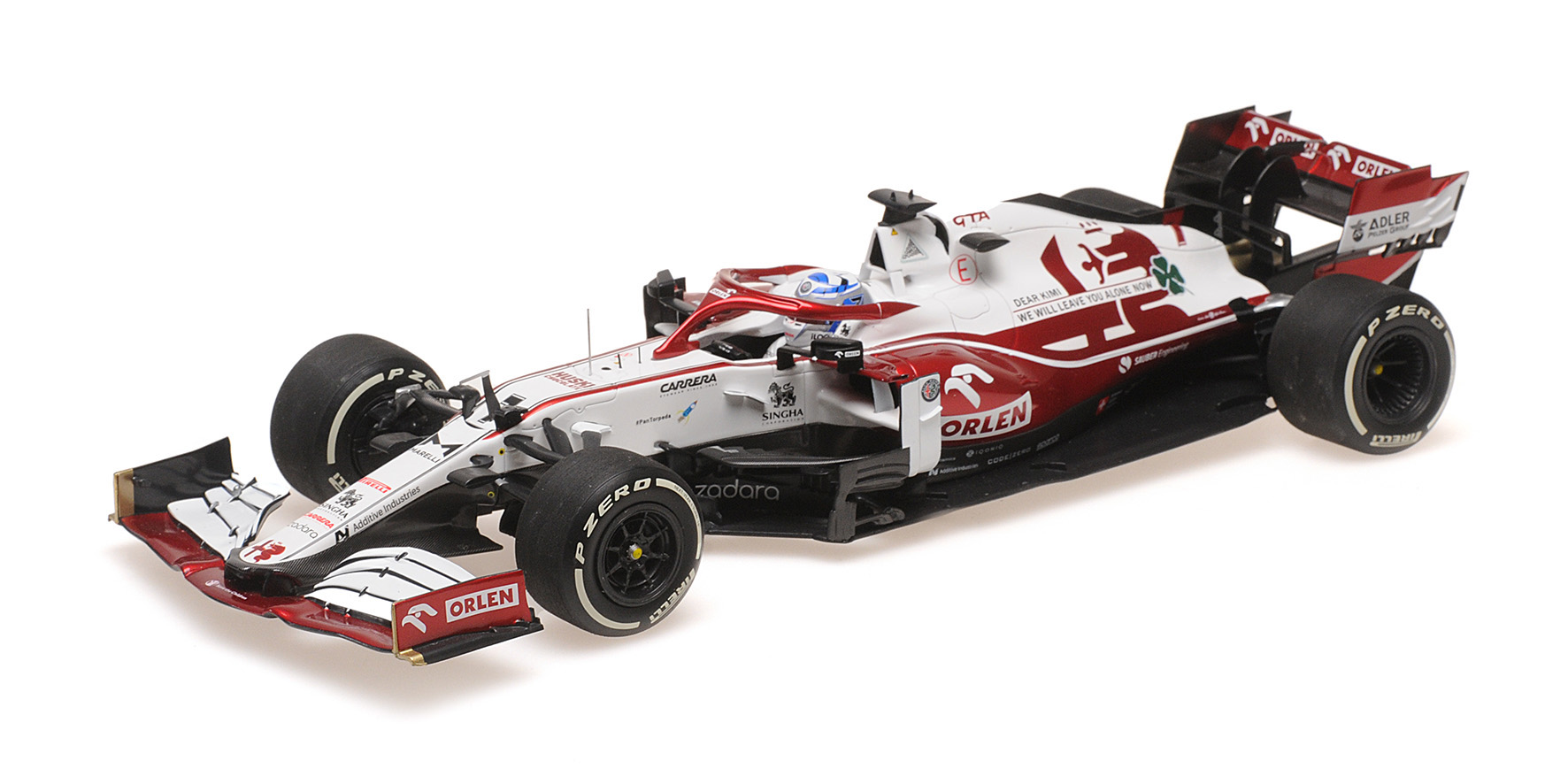 ALFA ROMEO RACING ORLEN C41 - KIMI RAIKKONEN - FINAL RACE - ABU DHABI GP 2021