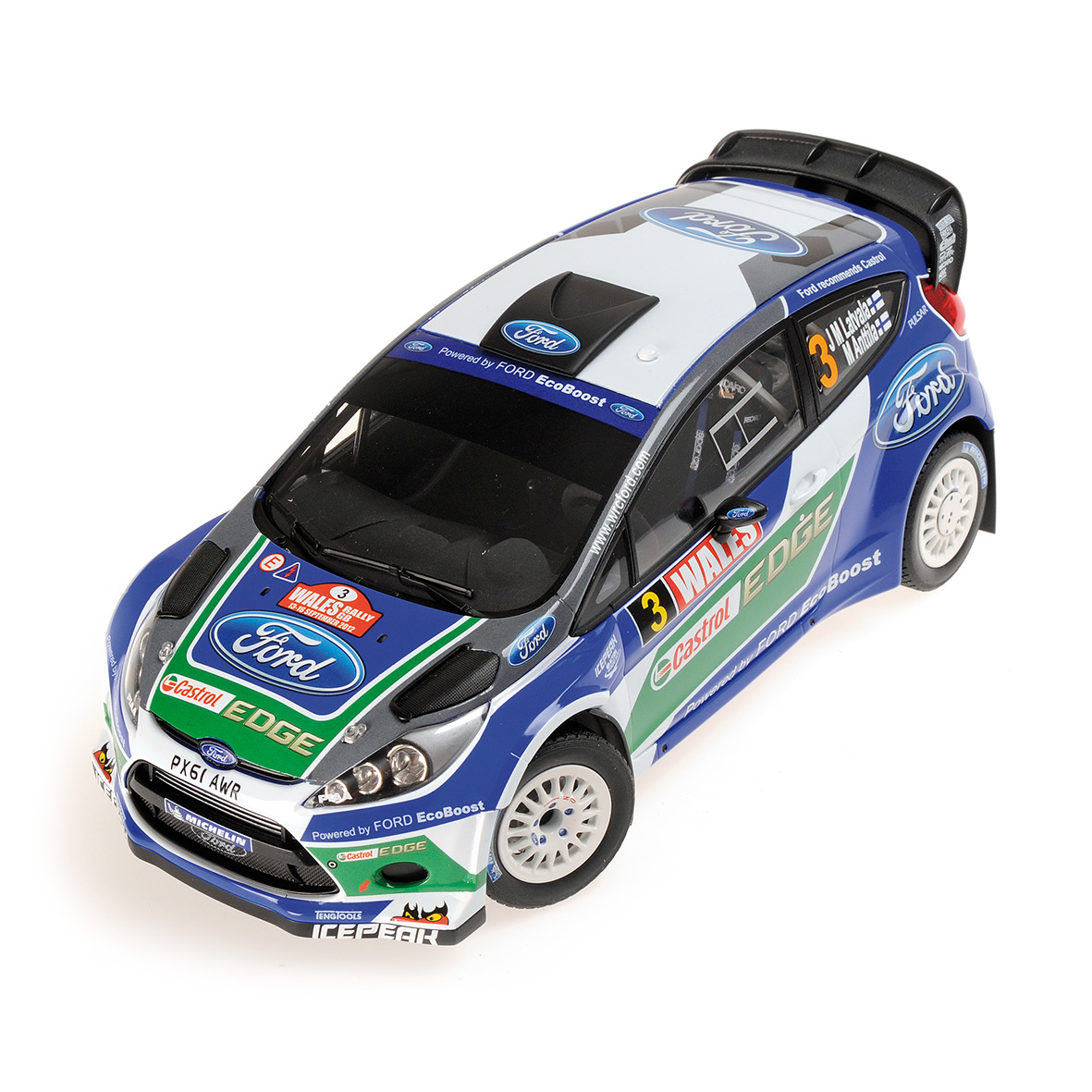 FORD FIESTA RS  WRC - FORD WORLD RALLY TEAM - LATVALA/ANTTILA - WINNER WALES RALLY GB 2012