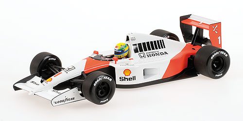 MCLAREN HONDA MP4/6 - AYRTON SENNA - W/JEAN ALESI RIDING - MEXICO GP 1991